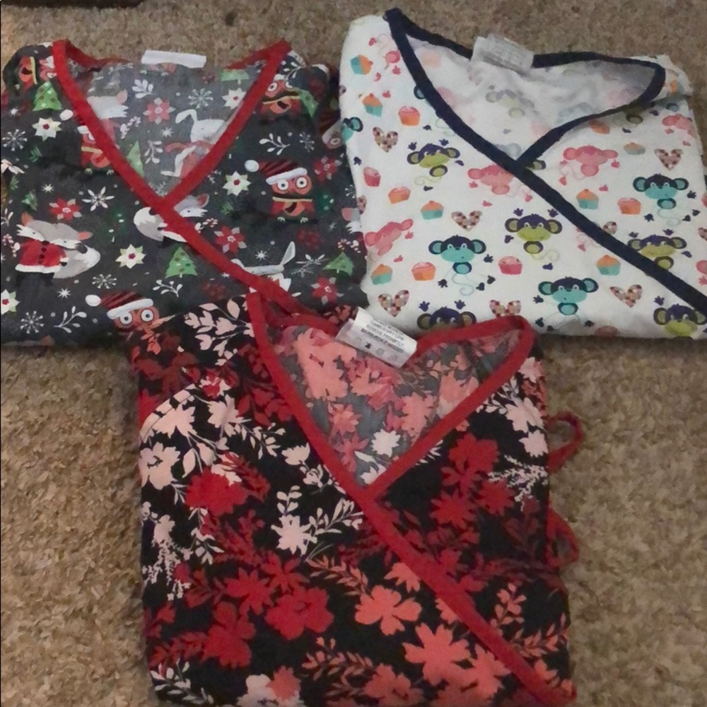 Scrub tops